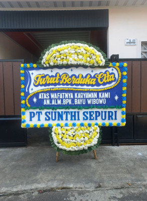 Papan Bunga Duka di Mentaya Hilir Selatan